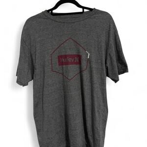 Hurley Grey T Shirt Size Large